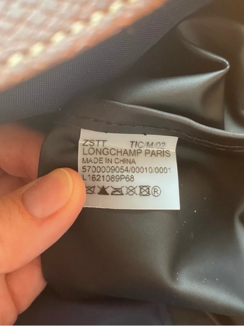 NEW Longchamp Le Pliage Small Handbag with Short Handles in Navy - Picture 7 of 11